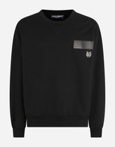 Jersey sweatshirt with DG patch -  | Dolce &amp; Gabbana