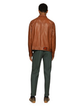 Leather denim-style jacket -  | Dolce &amp; Gabbana