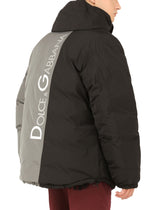 Reversible quilted check velvet jacket -  | Dolce &amp; Gabbana