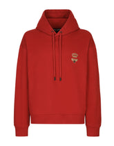 Jersey hoodie with embroidery -  | Dolce &amp; Gabbana