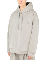 Jersey hoodie with metal DG logo -  | Dolce & Gabbana