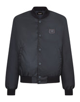 Nylon jacket with branded tag -  | Dolce &amp; Gabbana