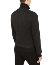 Quilted nylon jacket with branded plate -  | Dolce & Gabbana