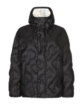 Hooded quilted nylon jacket with DG logo -  | Dolce & Gabbana