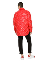 Quilted nylon jacket with DG embellishment -  | Dolce & Gabbana