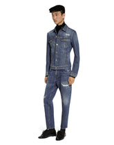 Stretch denim jacket -  | Dolce &amp; Gabbana