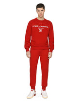 Jersey sweatshirt with DG embroidery -  | Dolce &amp; Gabbana