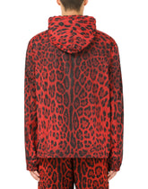 Leopard-print nylon jacket -  | Dolce &amp; Gabbana