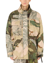 Camouflage patchwork safari jacket -  | Dolce & Gabbana