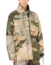 Camouflage patchwork safari jacket -  | Dolce & Gabbana
