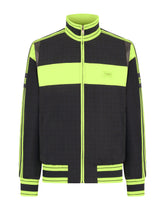 Checked wool jacket with branded plate -  | Dolce & Gabbana