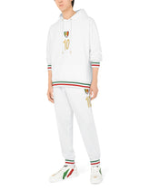 Jersey hoodie with patch -  | Dolce & Gabbana