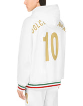 Jersey hoodie with patch -  | Dolce & Gabbana