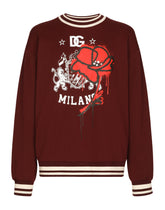 Jersey sweatshirt with print -  | Dolce &amp; Gabbana