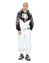 Technical jersey hoodie with DG patch -  | Dolce & Gabbana