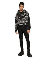 Bandanna-print jersey hoodie -  | Dolce & Gabbana