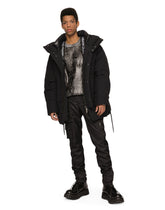 Nylon jacket with hood and branded tag -  | Dolce & Gabbana