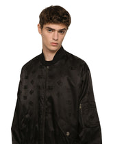 DG satin jacquard jacket with branded tag -  | Dolce & Gabbana