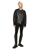 Bullskin jacket with nylon sleeves -  | Dolce & Gabbana