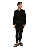 Jersey jacquard sweatshirt with DG logo -  | Dolce & Gabbana