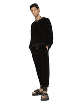 Jersey jacquard sweatshirt with DG logo -  | Dolce & Gabbana