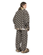 DG-logo jacquard jacket with faux fur -  | Dolce &amp; Gabbana