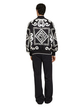 Marina-print silk bomber jacket -  | Dolce & Gabbana