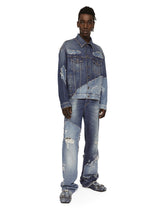 Stretch patchwork denim jacket -  | Dolce &amp; Gabbana