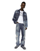 Stretch patchwork denim jacket -  | Dolce &amp; Gabbana