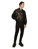 Leather Jacket -  | Dolce &amp; Gabbana