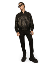 Leather Jacket -  | Dolce &amp; Gabbana
