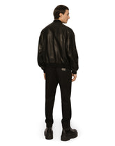 Leather Jacket -  | Dolce &amp; Gabbana