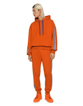 Jersey hoodie with branded bands -  | Dolce & Gabbana