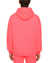 JERSEY HOODIE WITH DG LOGO PRINT -  | Dolce & Gabbana
