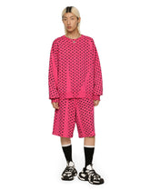 Round-neck jersey sweatshirt with DG heart print -  | Dolce & Gabbana