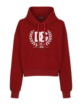 Cotton jersey sweatshirt with DG print -  | Dolce & Gabbana