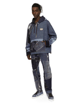 Stretch patchwork denim hoodie -  | Dolce &amp; Gabbana