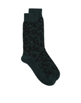 Stretch cotton socks with jacquard DG logo -  | Dolce &amp; Gabbana
