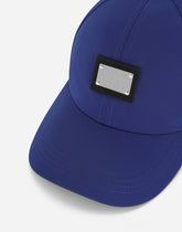 Nylon baseball cap with branded tag -  | Dolce &amp; Gabbana