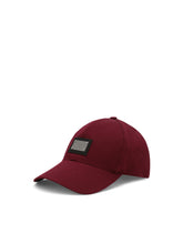 Cotton baseball cap with logo tag -  | Dolce &amp; Gabbana
