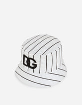 Nylon bucket hat with DG embroidery -  | Dolce & Gabbana