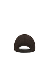 Cotton baseball cap with leather logo patch -  | Dolce &amp; Gabbana
