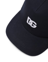 Cotton trucker hat with DG logo tag and mesh -  | Dolce & Gabbana