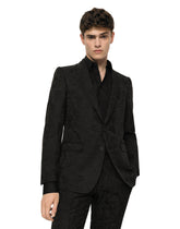 Floral jacquard Martini-fit suit -  | Dolce &amp; Gabbana