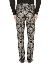 Floral jacquard Martini-fit suit -  | Dolce &amp; Gabbana