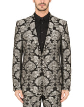 Floral jacquard Martini-fit suit -  | Dolce &amp; Gabbana