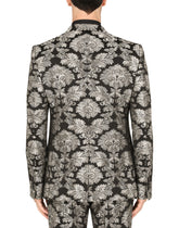 Floral jacquard Martini-fit suit -  | Dolce &amp; Gabbana