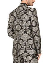 Floral jacquard Martini-fit suit -  | Dolce &amp; Gabbana