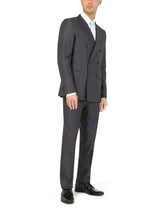 Double-breasted wool and silk Martini-fit suit -  | Dolce & Gabbana