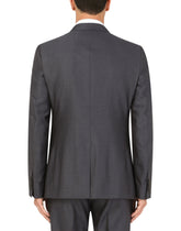 Double-breasted wool and silk Martini-fit suit -  | Dolce & Gabbana